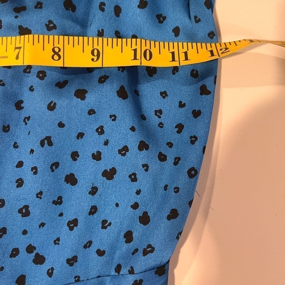 Heartland Robin Dress in Cobalt Blue One Shoulder Slit elastic back XS new - Picture 9 of 16